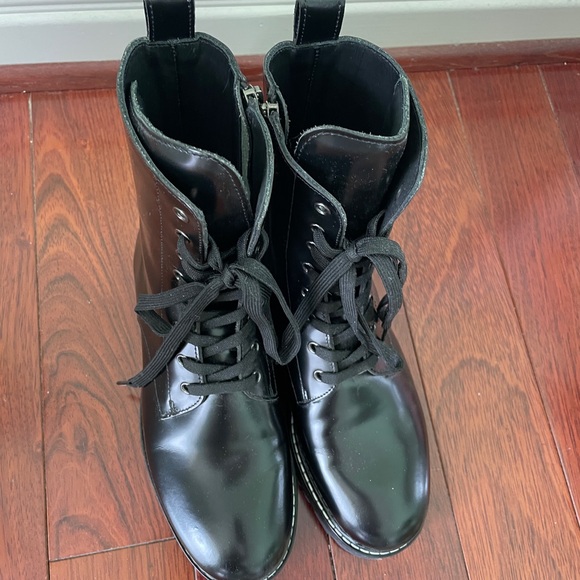 Thursday Combat Black Boot Size 7.5 - Picture 3 of 6